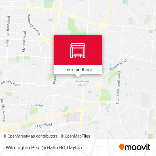 Wilmington Pike @ Rahn Rd map