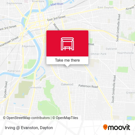 Mapa de Irving @ Evanston