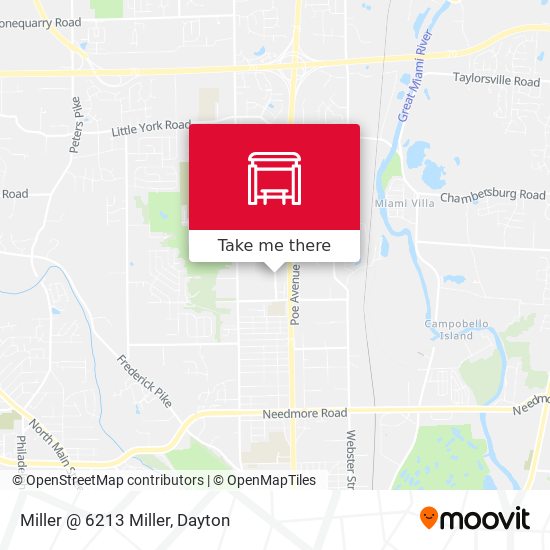 Miller @ 6213 Miller map