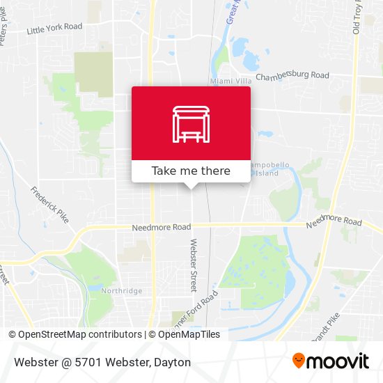 Mapa de Webster @ 5701 Webster