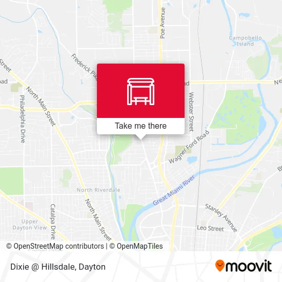 Dixie @ Hillsdale map