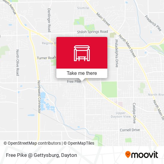 Free Pike @ Gettysburg map