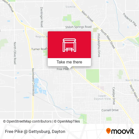 Mapa de Free Pike @ Gettysburg