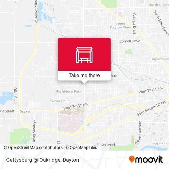 Gettysburg @ Oakridge map