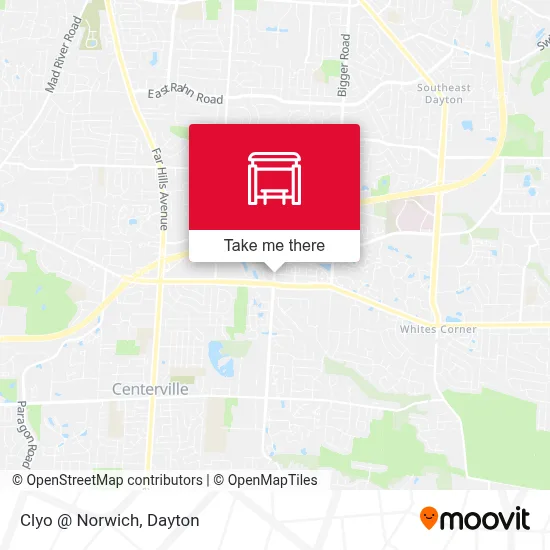 Clyo @ Norwich map