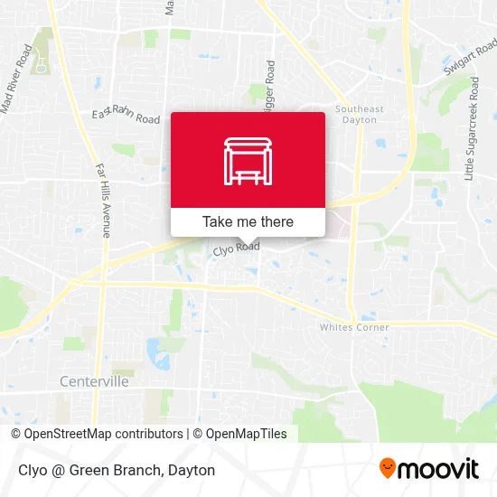 Clyo @ Green Branch map