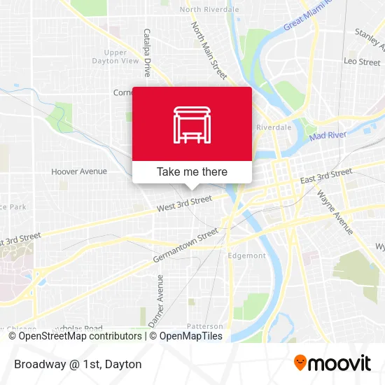Mapa de Broadway @ 1st