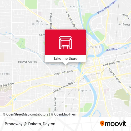 Broadway @ Dakota map