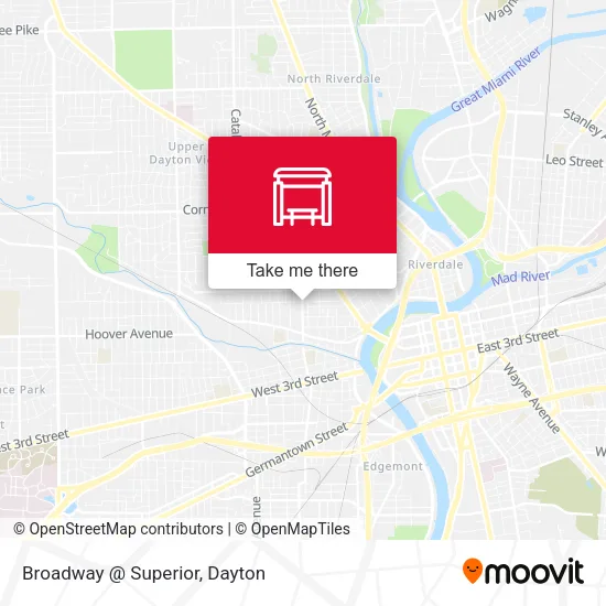 Broadway @ Superior map