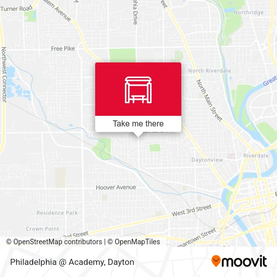 Philadelphia @ Academy map