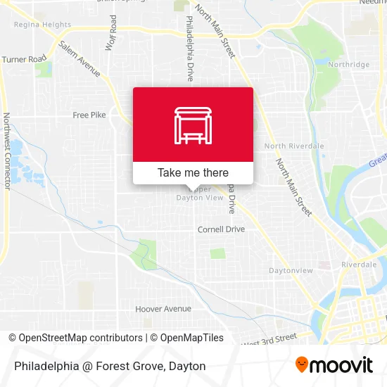 Mapa de Philadelphia @ Forest Grove