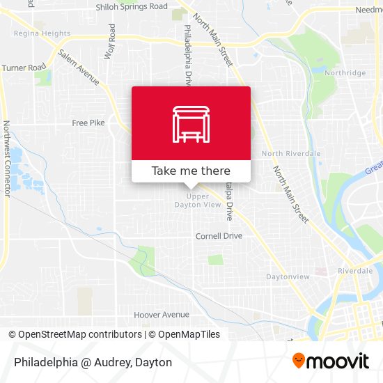 Philadelphia @ Audrey map