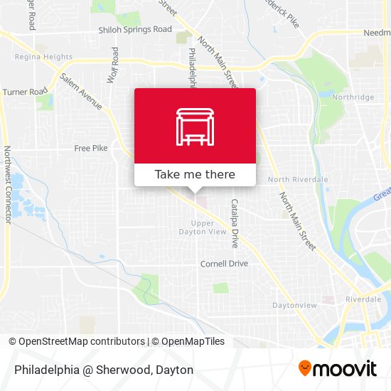 Mapa de Philadelphia @ Sherwood