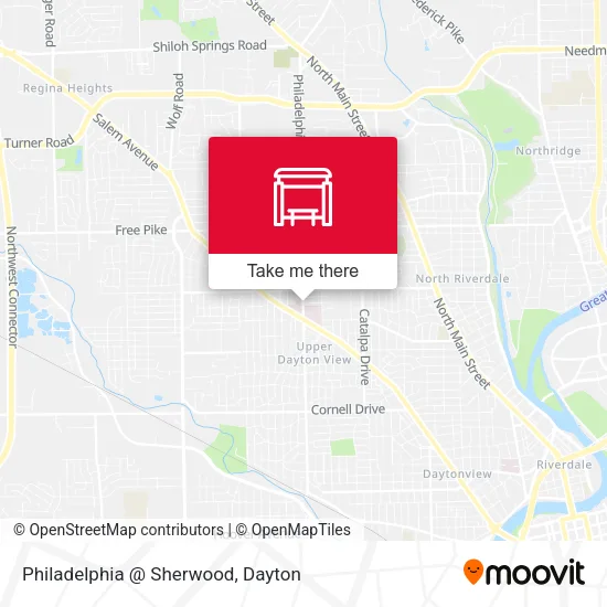Mapa de Philadelphia @ Sherwood