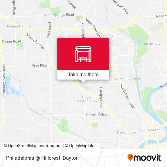 Mapa de Philadelphia @ Hillcrest