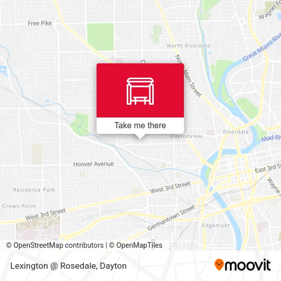 Mapa de Lexington @ Rosedale