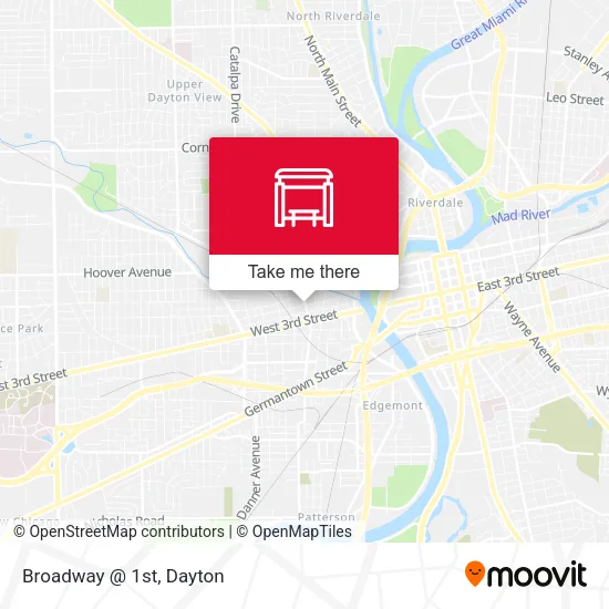 Mapa de Broadway @ 1st
