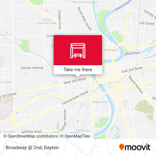 Mapa de Broadway @ 2nd