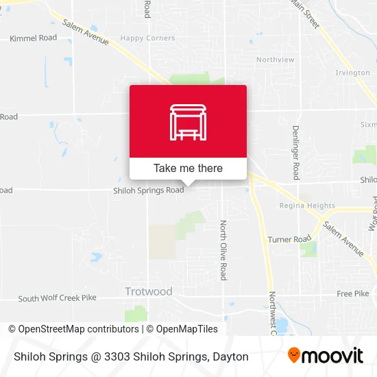 Mapa de Shiloh Springs @ 3303 Shiloh Springs