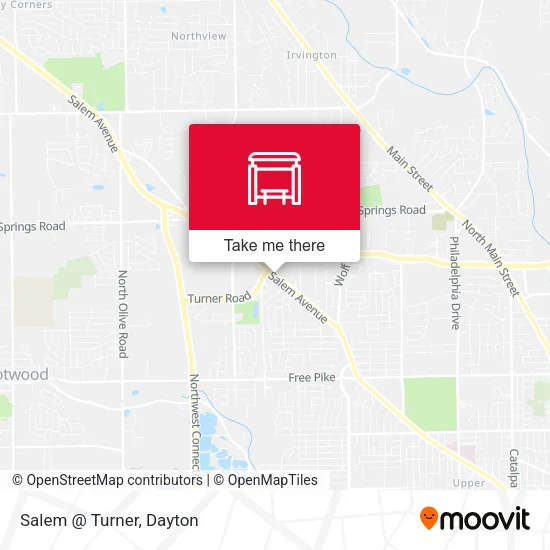 Mapa de Salem @ Turner