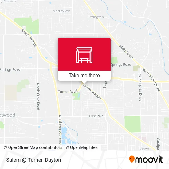 Mapa de Salem @ Turner