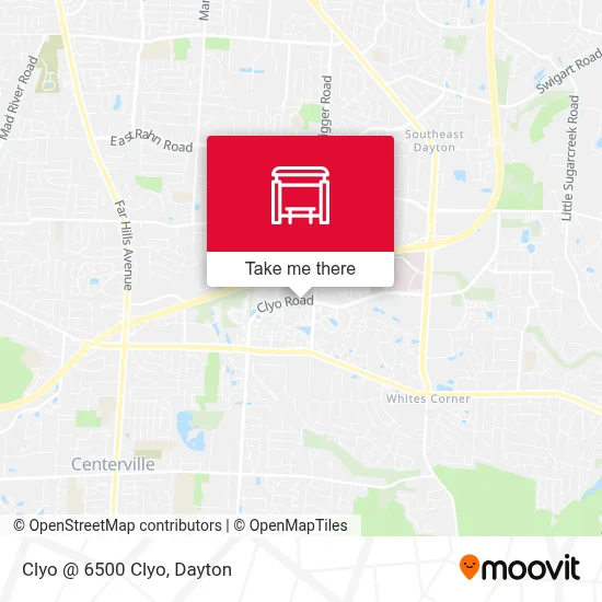Clyo @ 6500 Clyo map