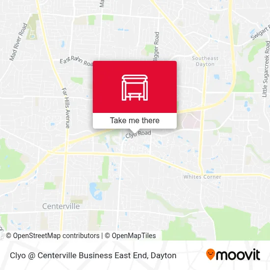 Clyo @ Centerville Business East End map