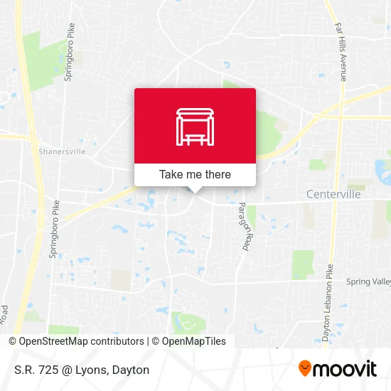 S.R. 725 @ Lyons map