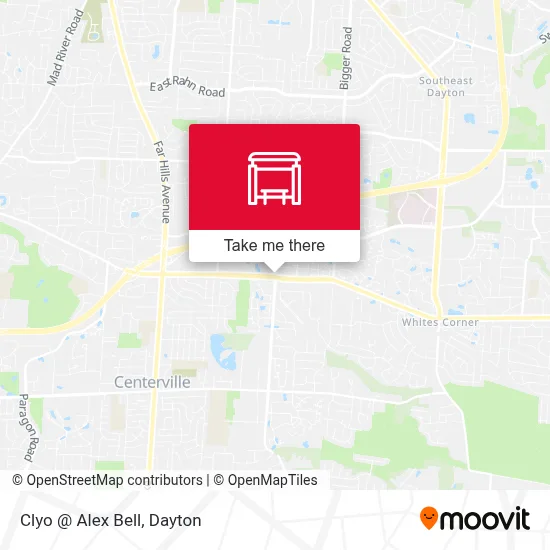 Clyo @ Alex Bell map