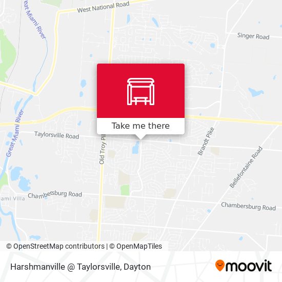 Mapa de Harshmanville @ Taylorsville