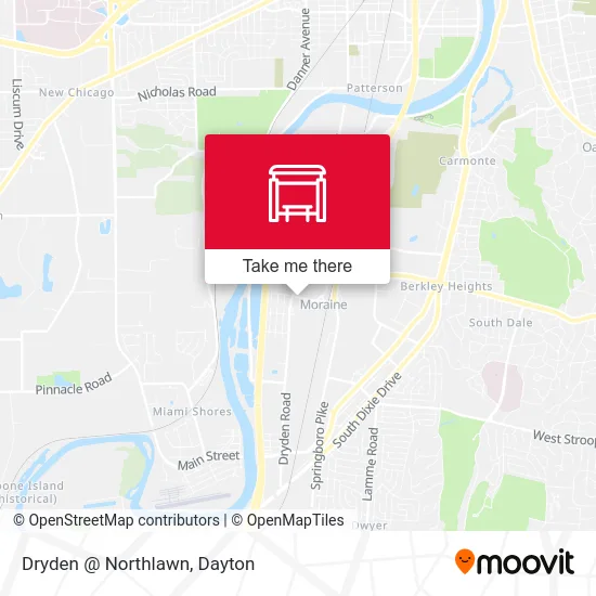 Dryden @ Northlawn map