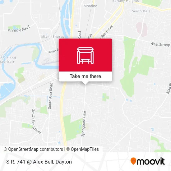 S.R. 741 @ Alex Bell map