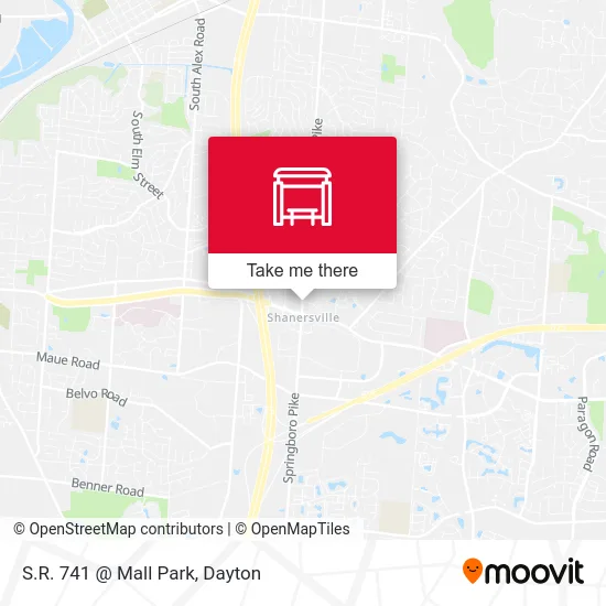 S.R. 741 @ Mall Park map