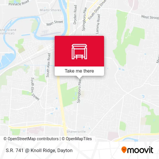 S.R. 741 @ Knoll Ridge map