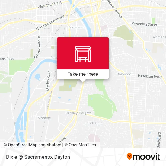Mapa de Dixie @ Sacramento