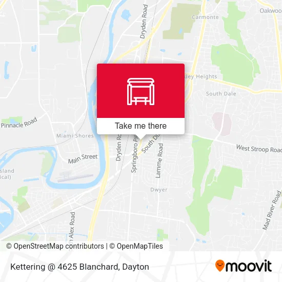 Mapa de Kettering @ 4625 Blanchard
