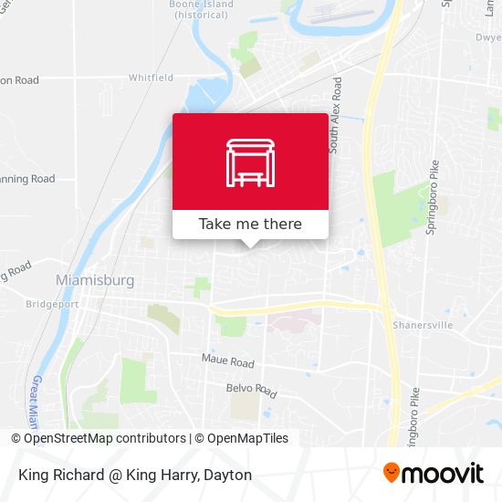 King Richard @ King Harry map