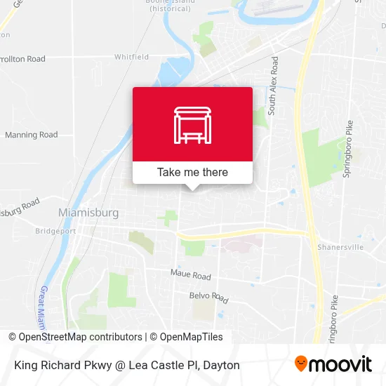 King Richard Pkwy @ Lea Castle Pl map