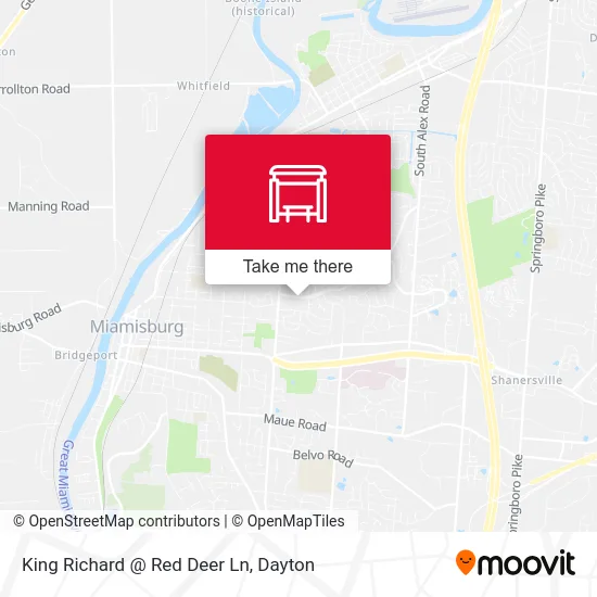 King Richard @ Red Deer Ln map