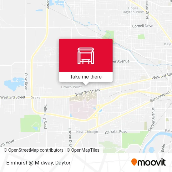 Mapa de Elmhurst @ Midway