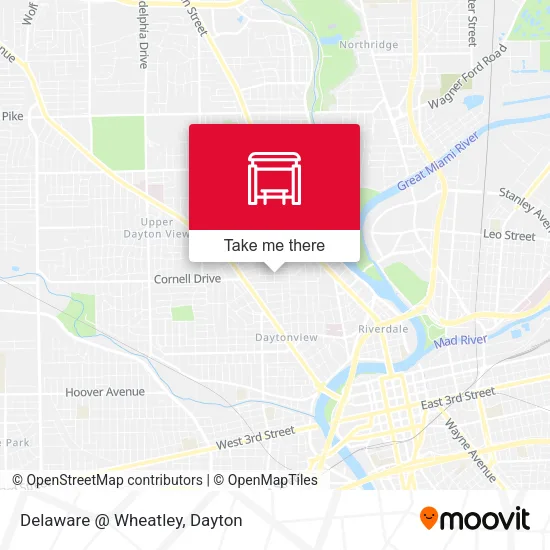 Delaware @ Wheatley map