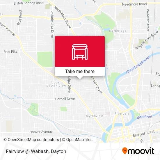 Mapa de Fairview @ Wabash