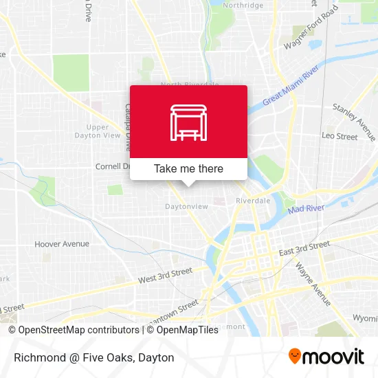 Mapa de Richmond @ Five Oaks