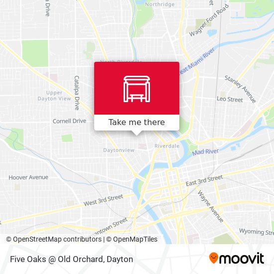 Five Oaks @ Old Orchard map