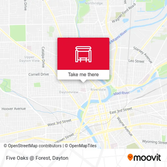 Mapa de Five Oaks @ Forest