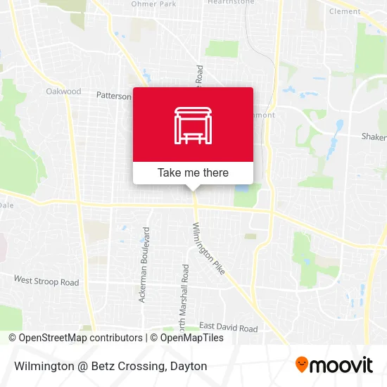 Mapa de Wilmington @ Betz Crossing