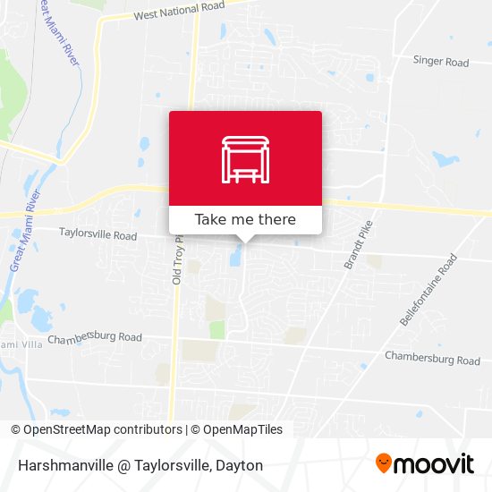 Harshmanville @ Taylorsville map