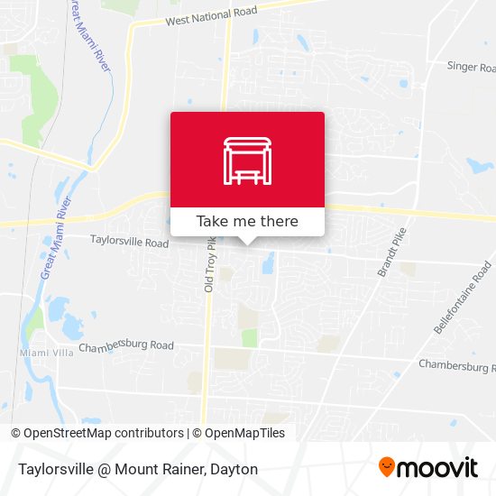 Taylorsville @ Mount Rainer map