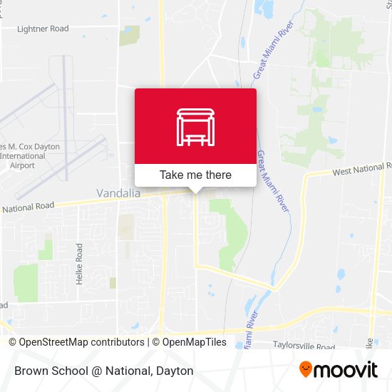 Mapa de Brown School @ National