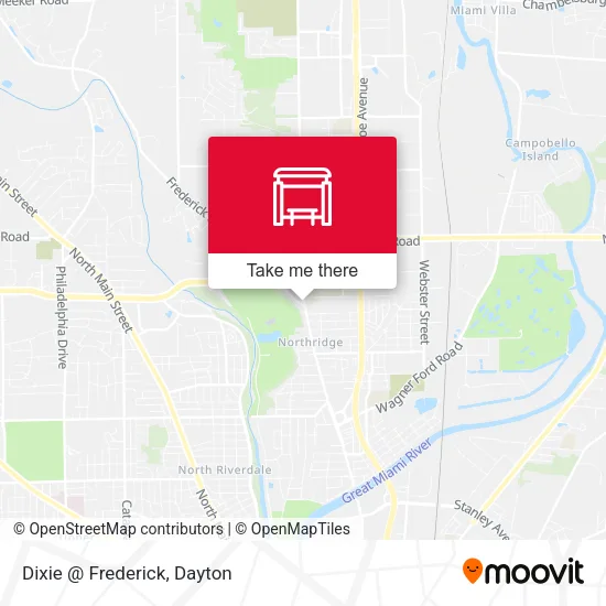 Dixie @ Frederick map